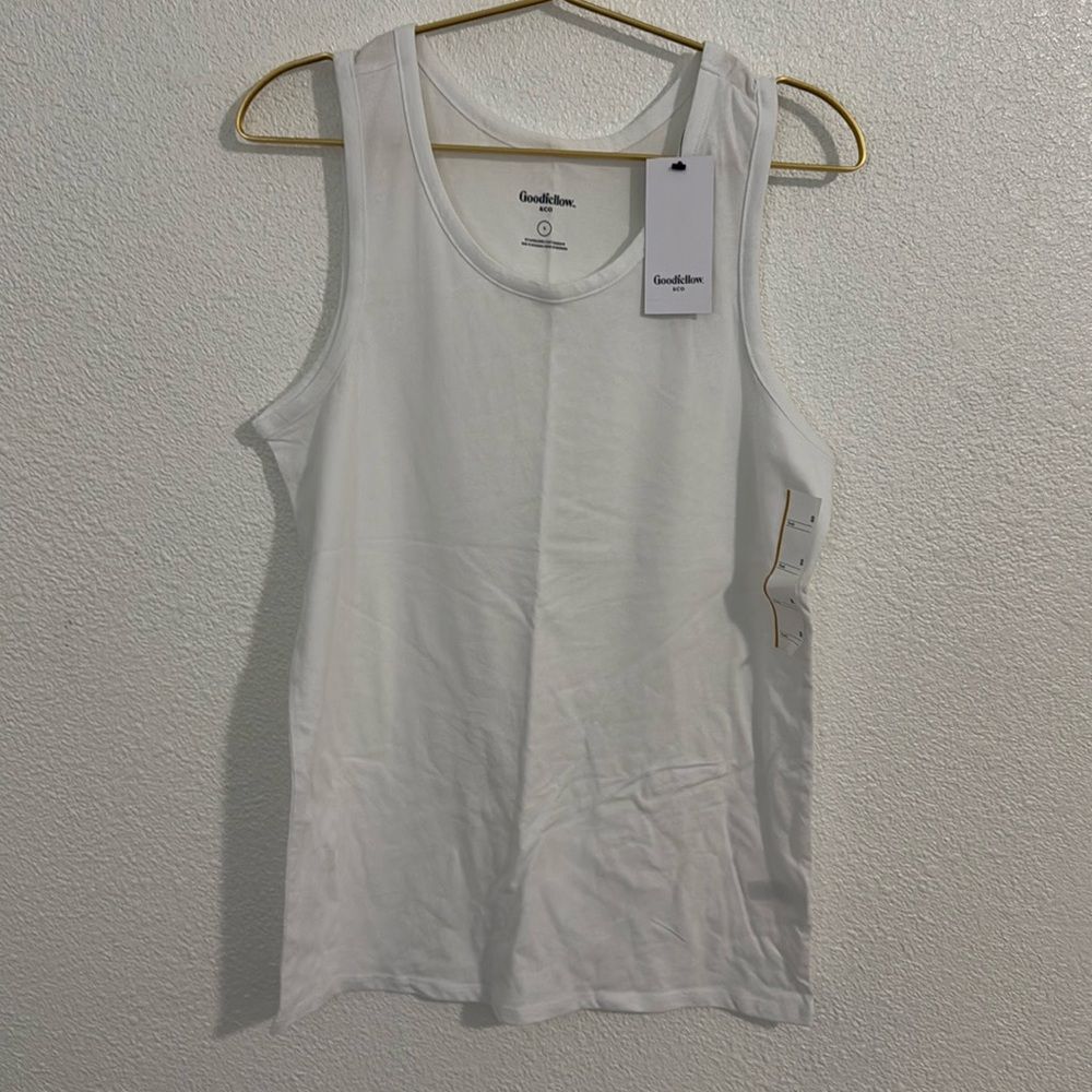 NWT- Goodfellow- men’s white tank size small
